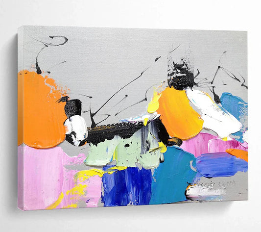 A Burst of Emotion: The Art and Philosophy Behind a Colorful Abstract Painting