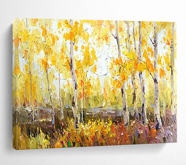 Yellow Abstract Art