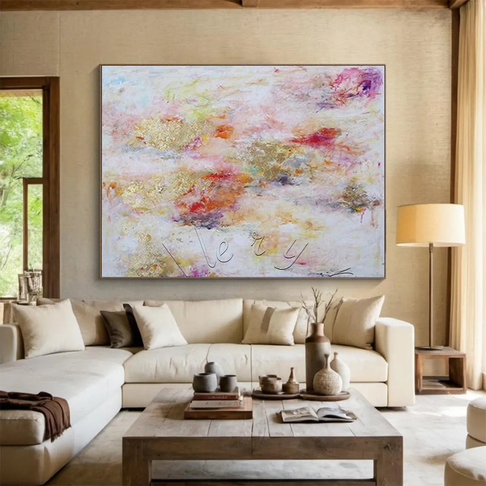 “Pastel Dreamscape” - Soft pink, purple, gold; light, swirling colors CT1582