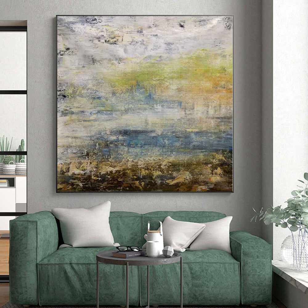 “Mixed Tones Abstract Landscape”,Impressionistic Abstract Painting CT0379