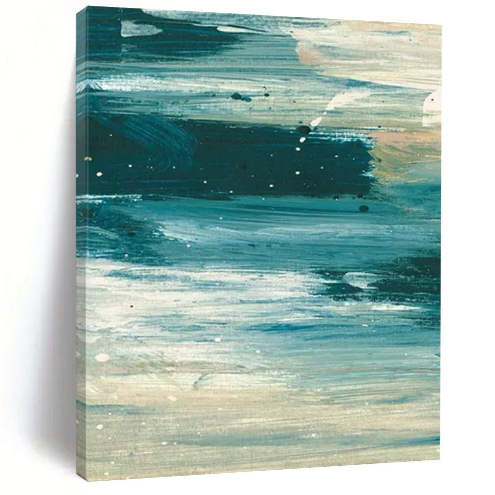 “Deep Sea Swirls” - Impressionistic Seascape Painting On Canvas DTP177