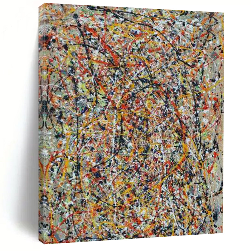 “Vibrant Drip - Style Abstract” - Abstract Painting On Canvas CT2347