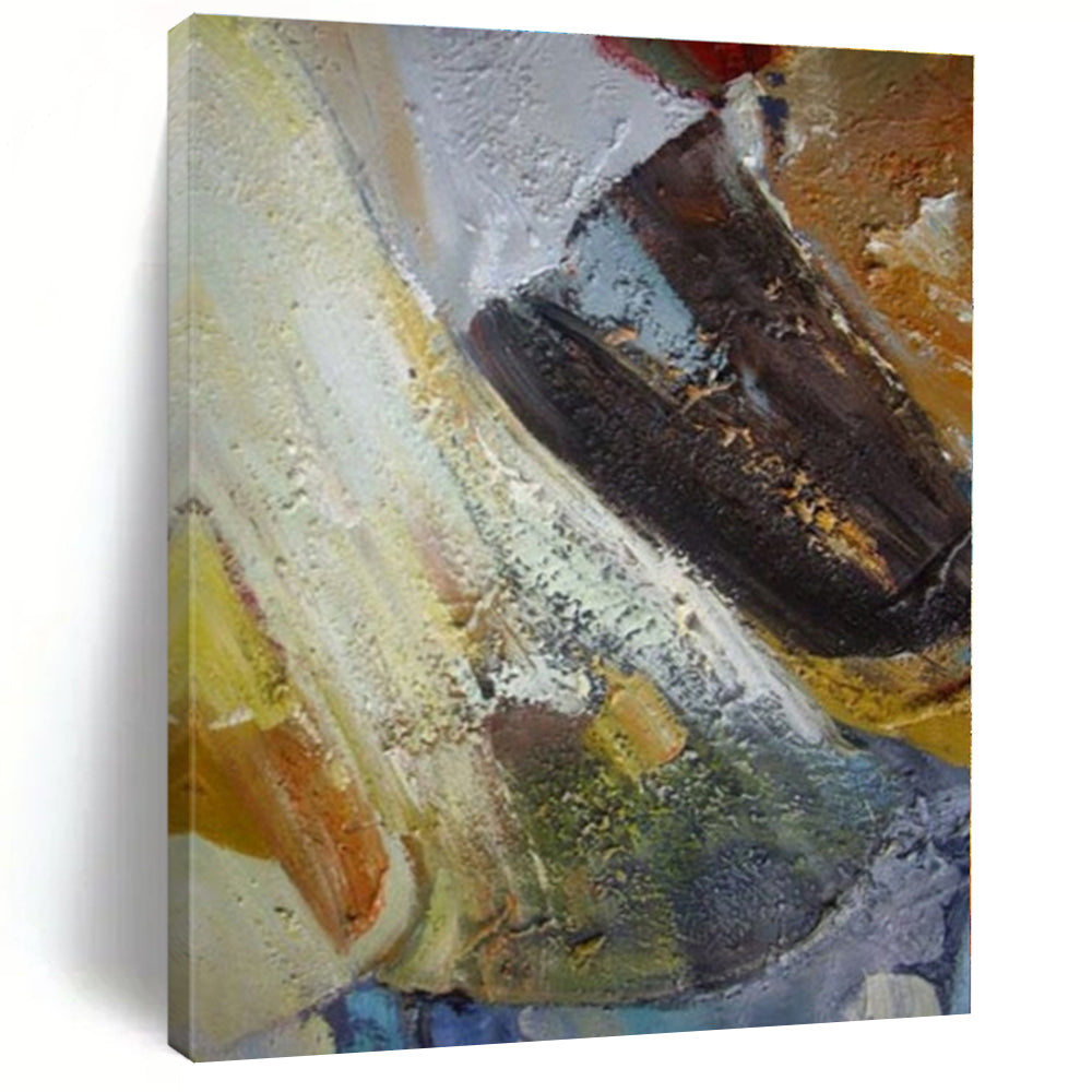 Color - Blended Textured Abstract - Impasto Abstract Acrylic Painting CT1355