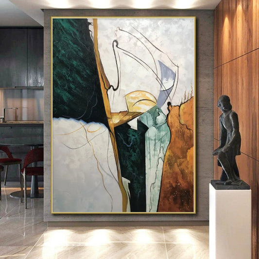 “Surreal Abstract Forms” Abstract Acrylic Art CT0340