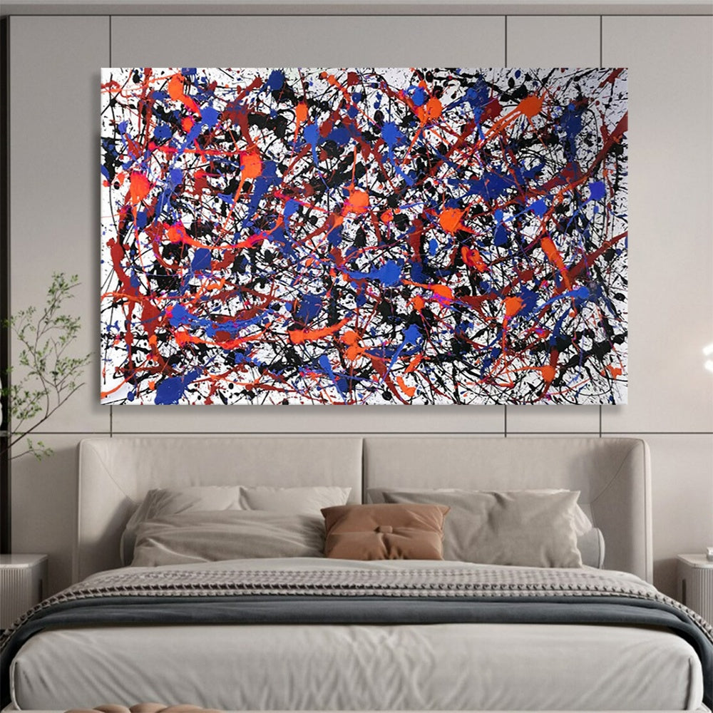 “Chaotic Color Explosion” – Abstract Acrylic Painting CT1728