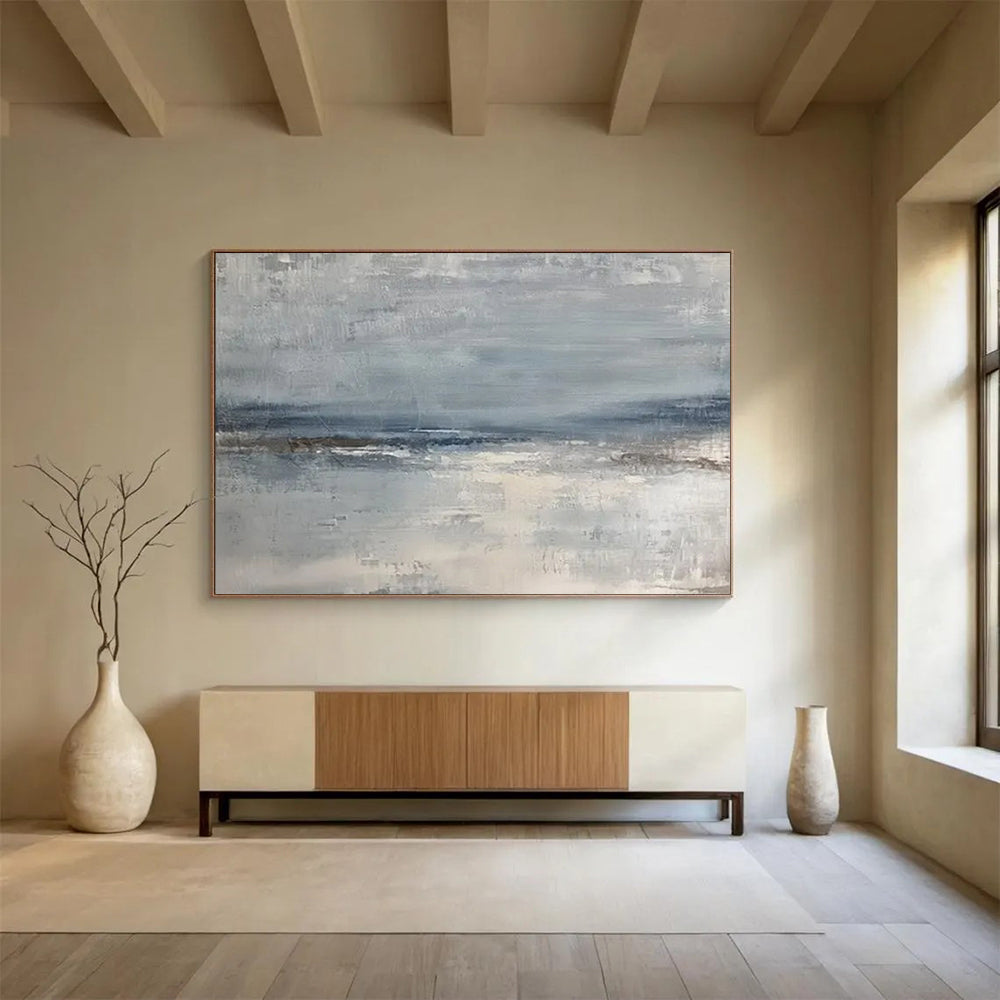 “Gray Sea Haze” - Gray, blue; soft, indistinct coastal scene CT1578