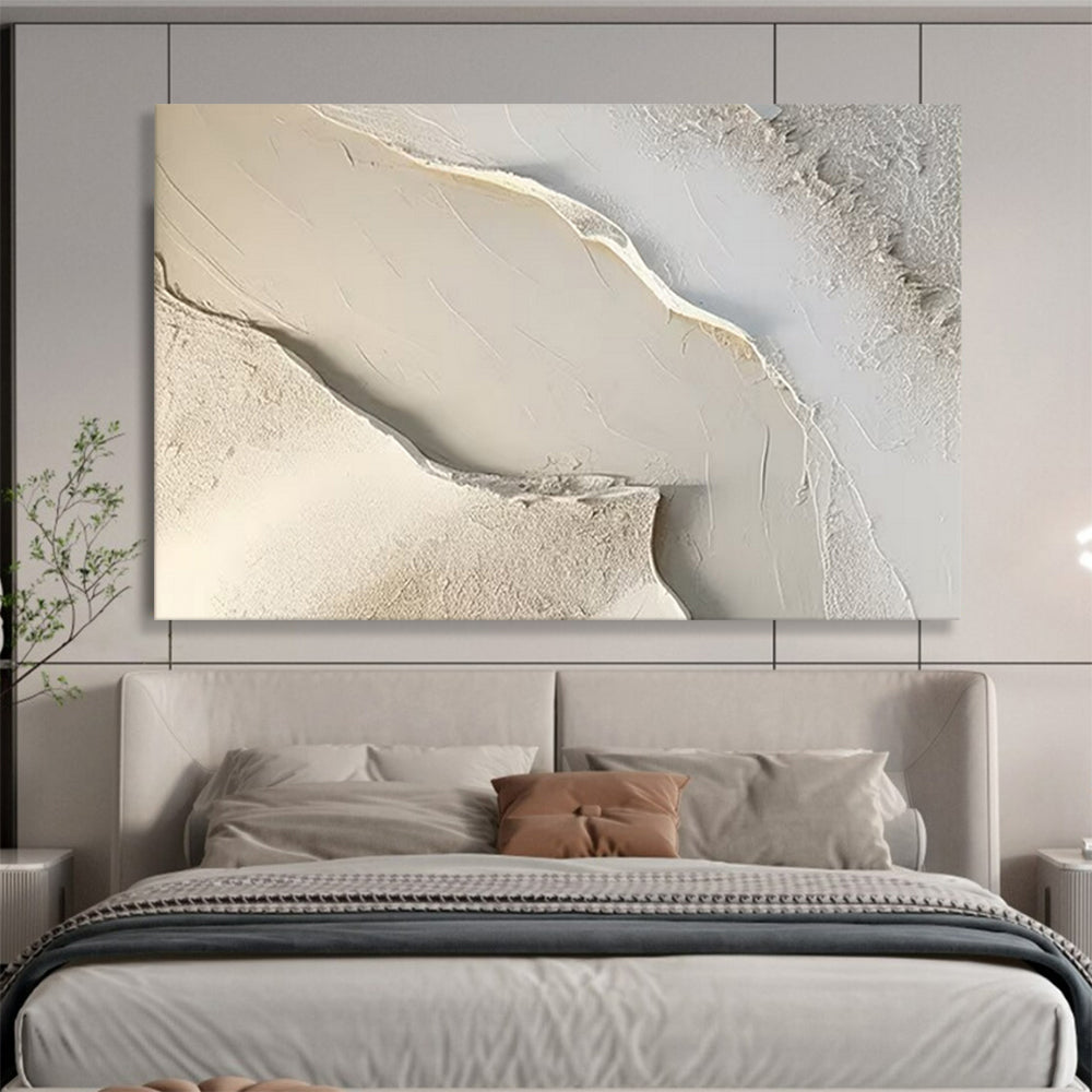 “Textured Neutrals” - Soft whites, beiges; layered, tactile abstract forms CT1512