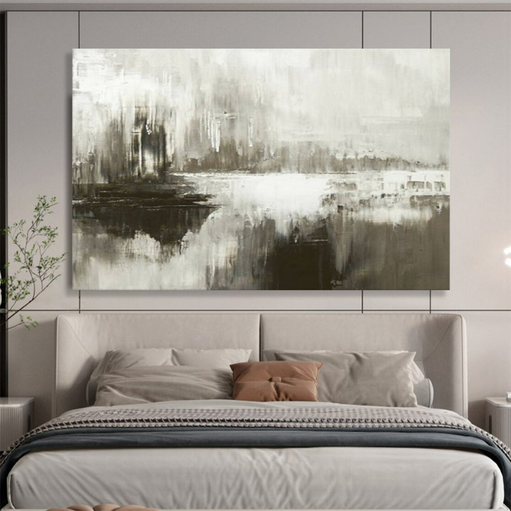 Monochromatic abstract landscape with a reflective quality CT1672