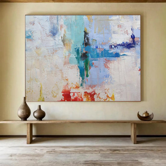 “Pastel Chaos” – Abstract Expressionist Acrylic Painting CT1737