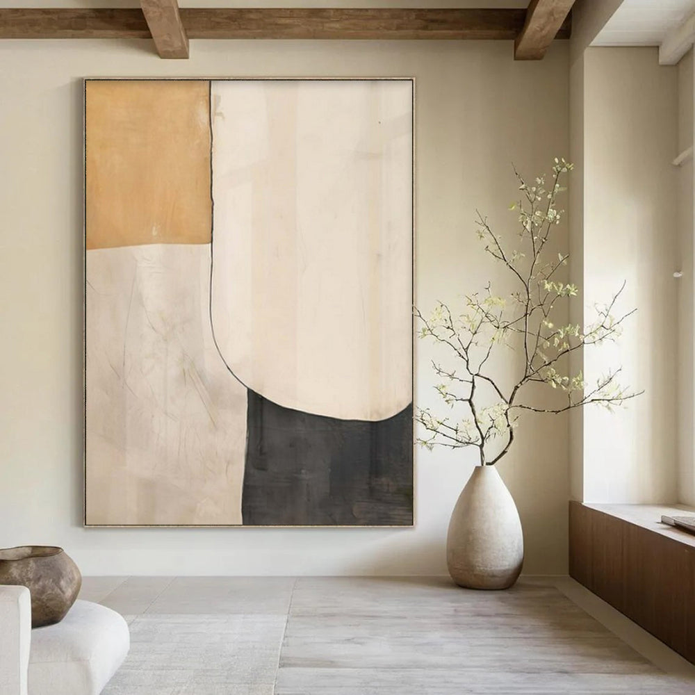 “Simple Shape Division” – Minimalist Abstract Art CT1050