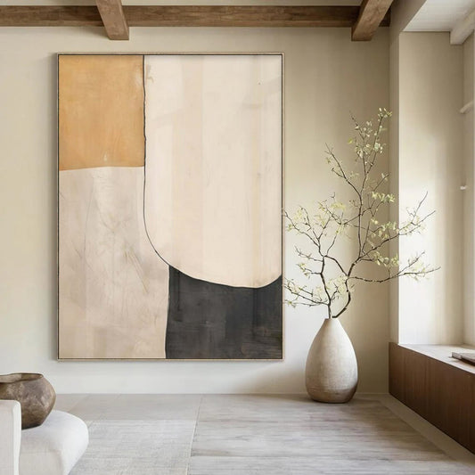 “Simple Shape Division” – Minimalist Abstract Art CT1050