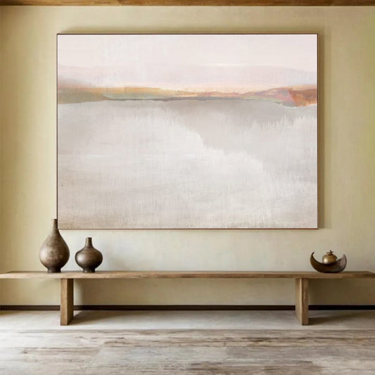 “Muted Landscape” Subtle Scenic Painting On Canvas DLZ120