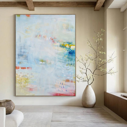 “Soft Serenity” - Abstract Light - Washed Landscape - Inspired Art on Canvas CT1866