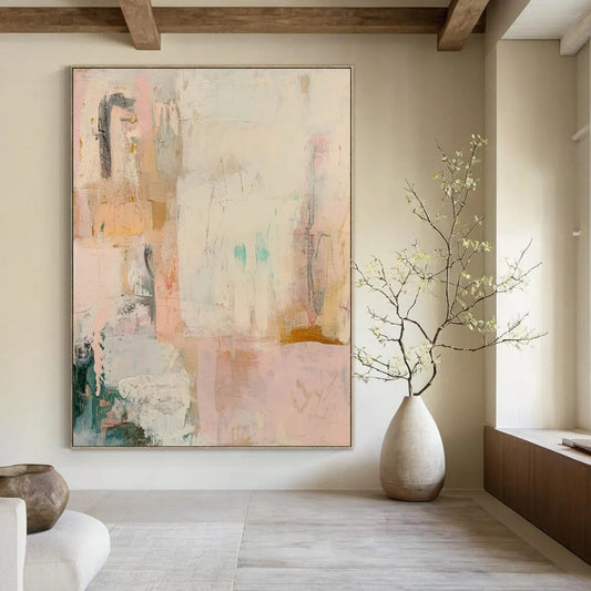 “Pastel Abstract” ,Abstract Expressionist Acrylic Painting CT0942