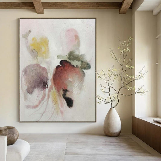 “Soft - Hued Root Vegetables” – Watercolor - Style Still Life Painting CT1066