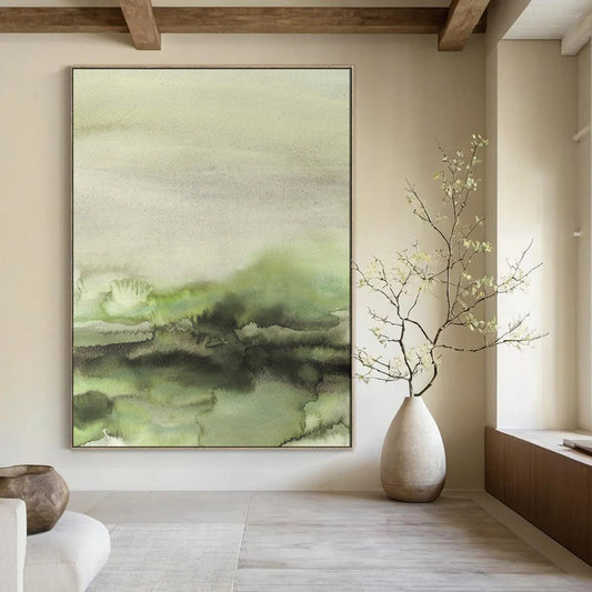 “Vibrant Oranges and Bold Strokes - Expressive Abstract” - Acrylic Abstract Art CT1965