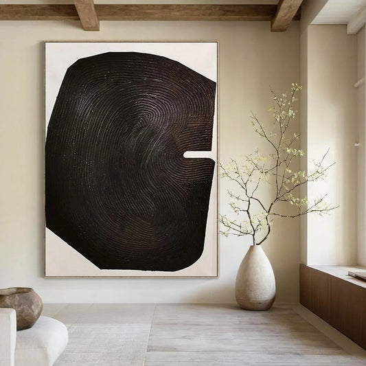 “Color - Blocked Abstract Figure” - Colorful Abstract Figurative Painting DKH1052