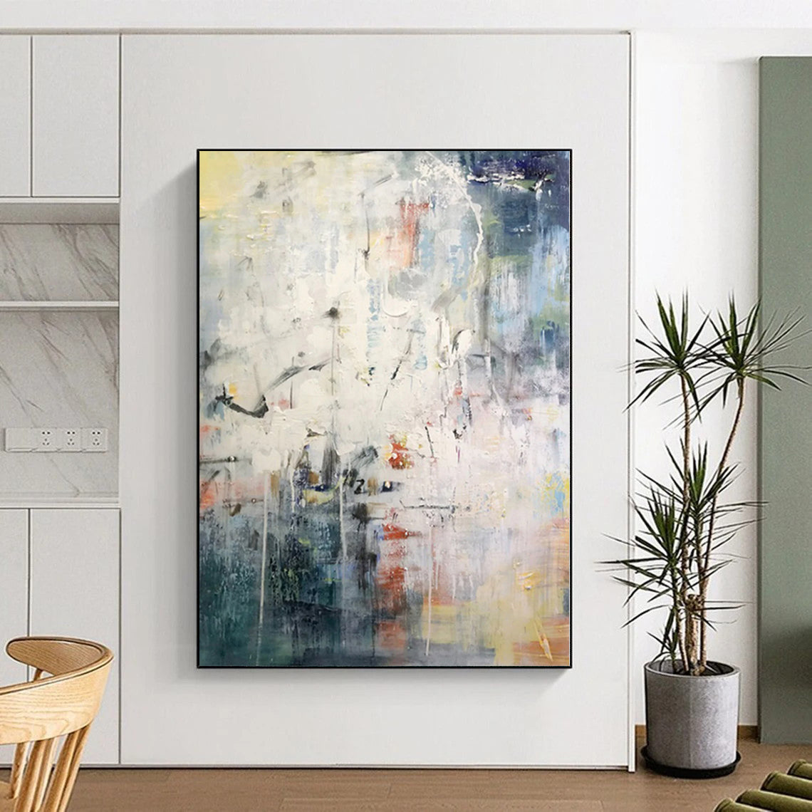 “Dynamic Color Fusion” Abstract Acrylic Art CT0298