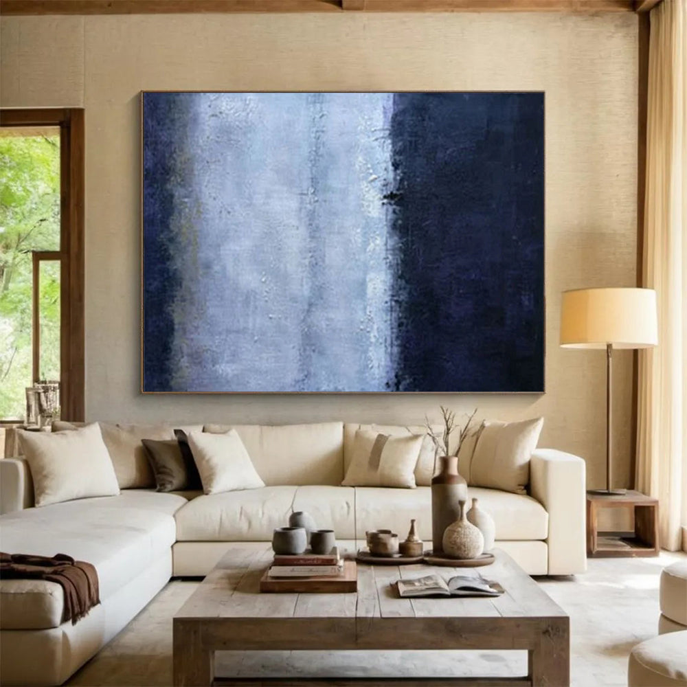 “Blue - Purple Gradient Silence” - Blue, purple, gray; smooth gradient & subtle texture CT1591