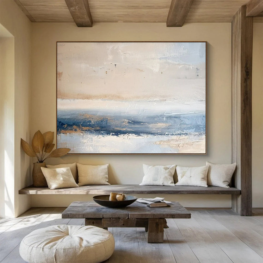 “Coastal Haze Abstraction” – Abstract Acrylic Painting CT1730