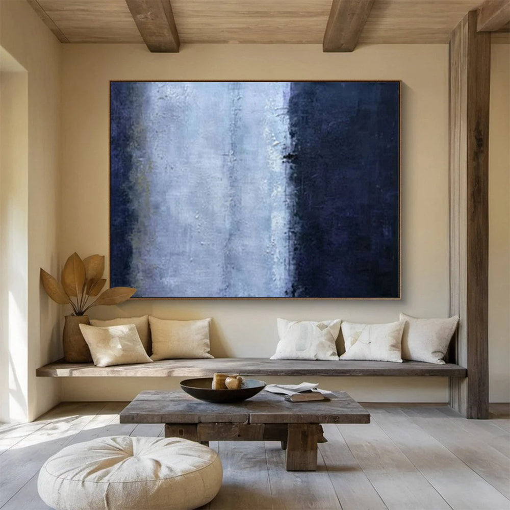 “Blue - Purple Gradient Silence” - Blue, purple, gray; smooth gradient & subtle texture CT1591