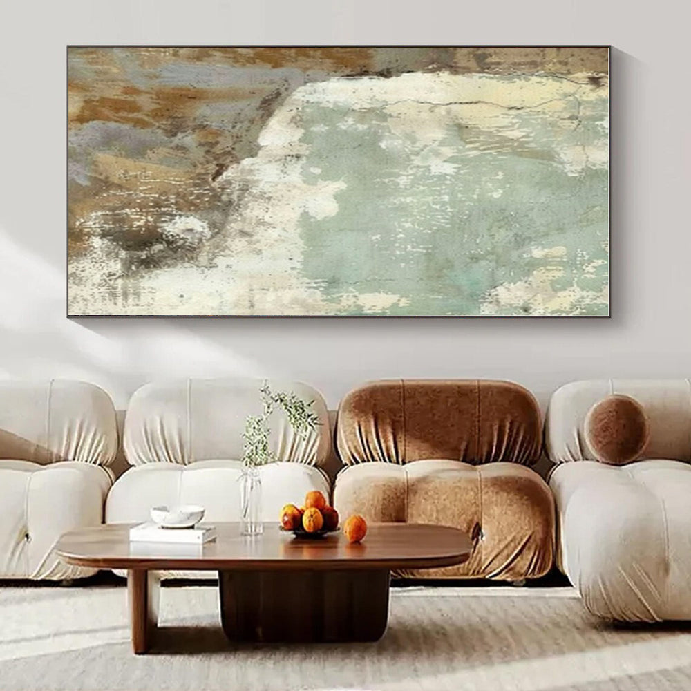 Earthy Textured Patina - Abstract Impasto Oil CT1267
