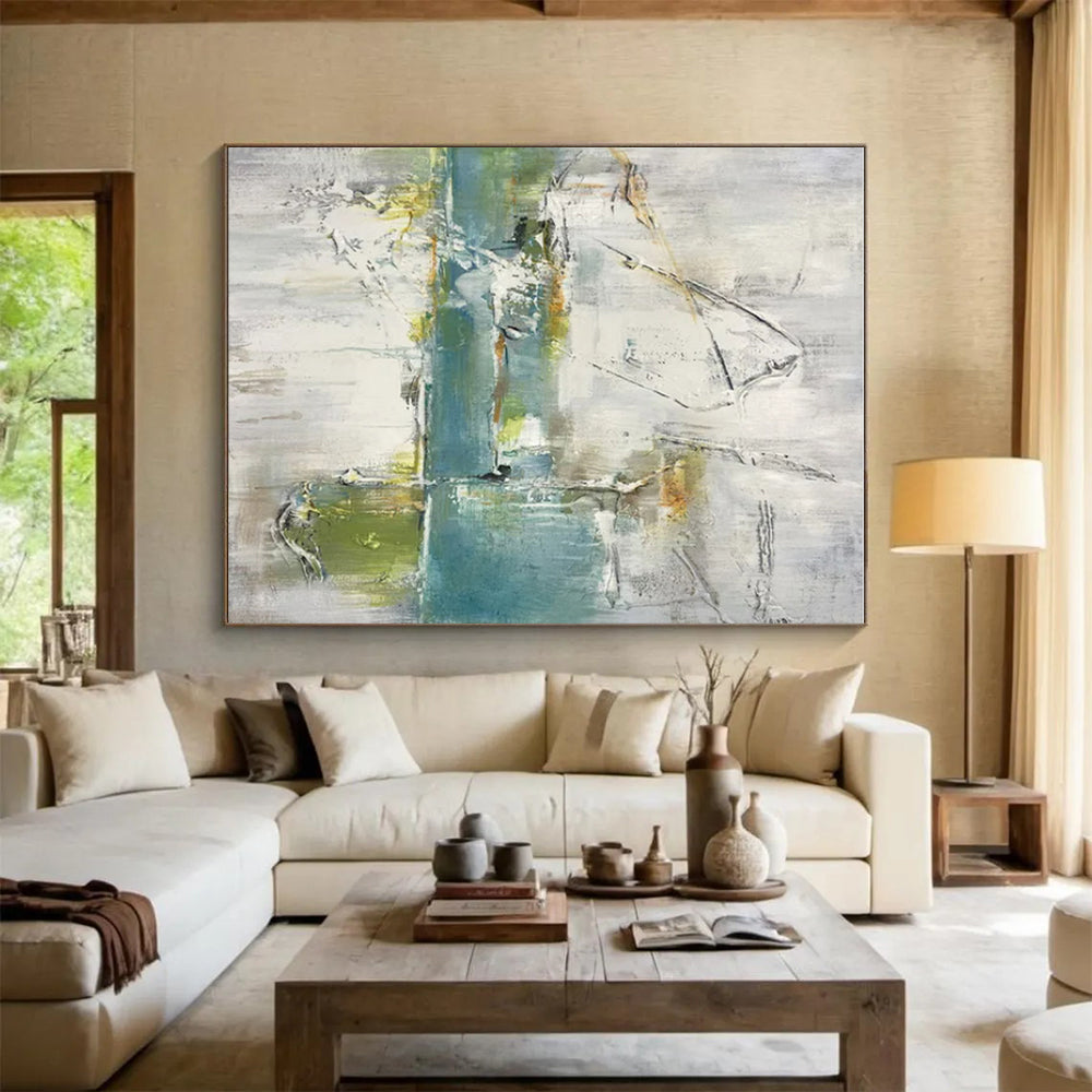 “Subtle Color Blocks” ,Minimalist Abstract Art CT0893