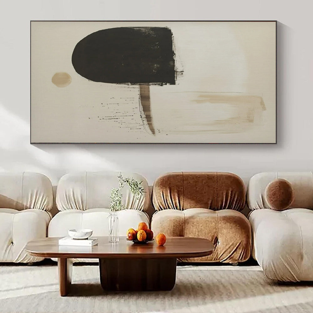 “Neutral - Toned Abstract” ,Abstract Minimalist Acrylic Art CT0935