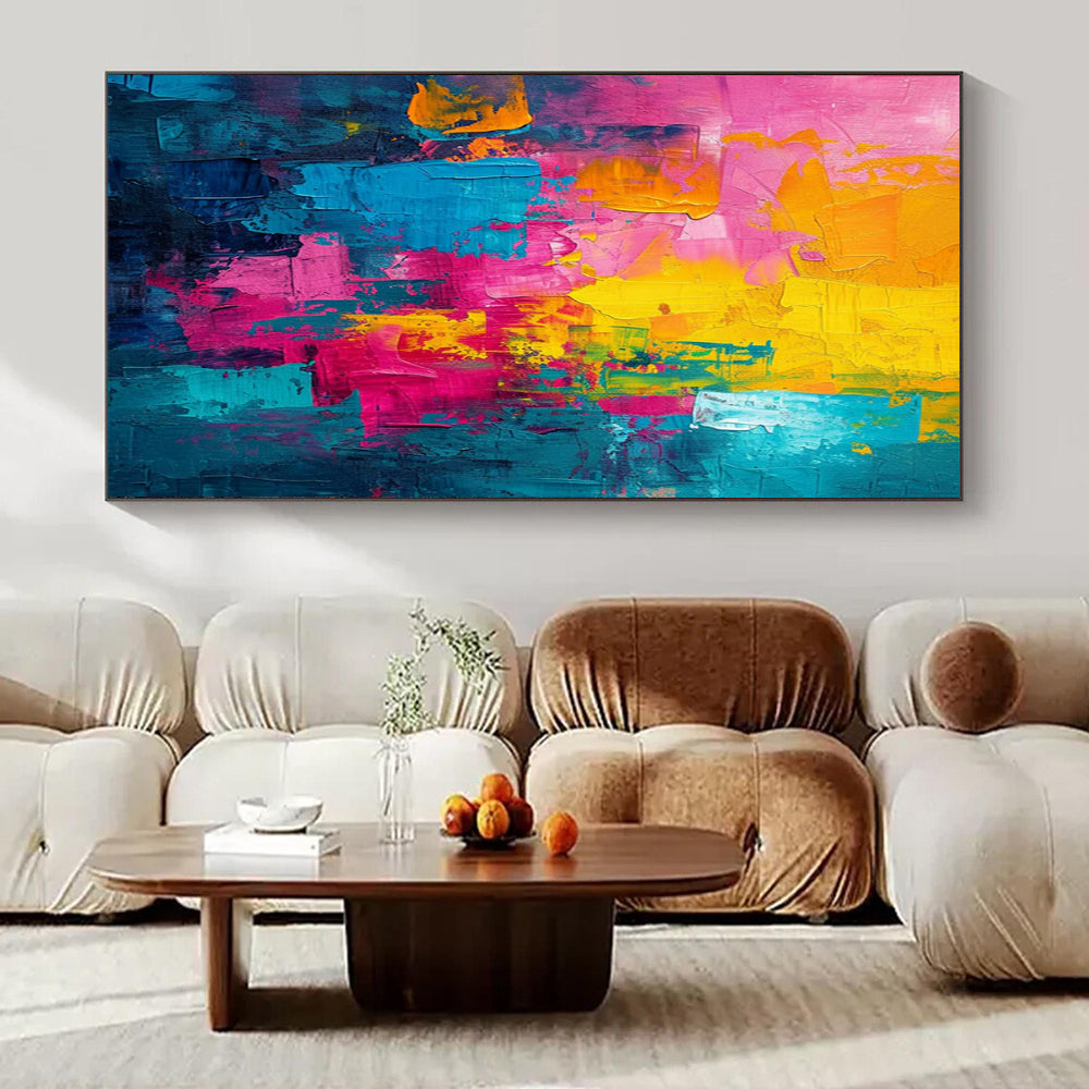 “Color - Explosion Carnival” – Abstract Expressionist Painting CT1024