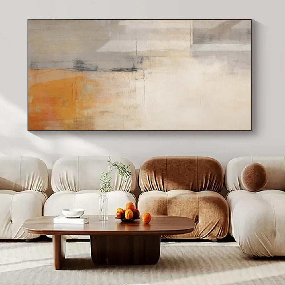 “Neutral Tones with Subtle Shifts” – Abstract Minimalist Painting CT1060