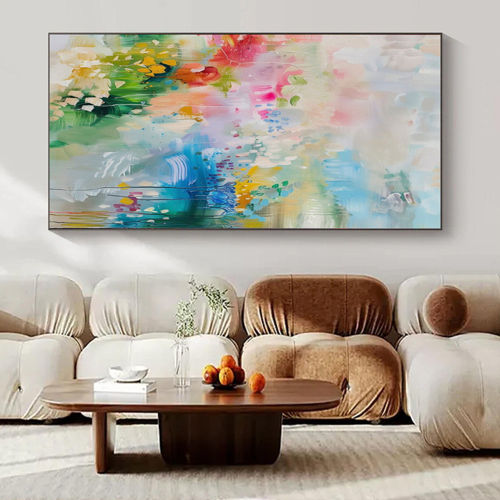 “Colorful Abstract Landscape” – Abstract Landscape Painting CT1180