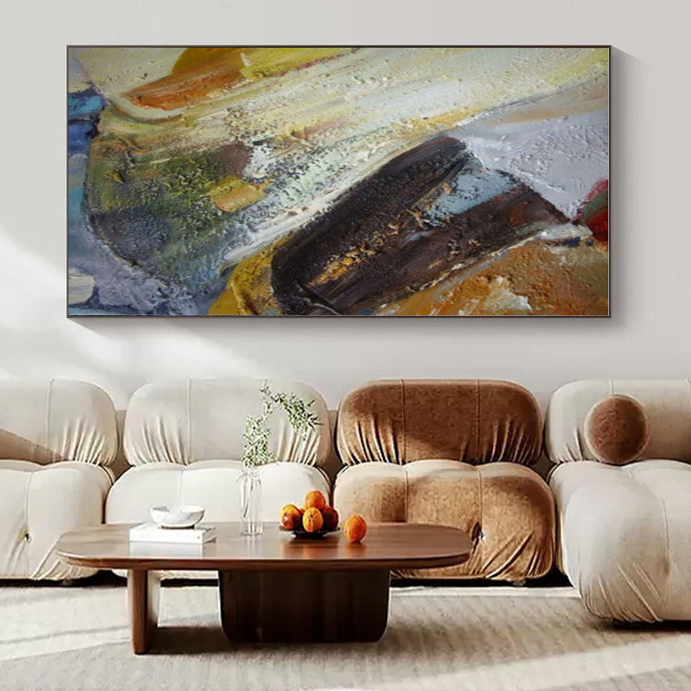Color - Blended Textured Abstract - Impasto Abstract Acrylic Painting CT1355