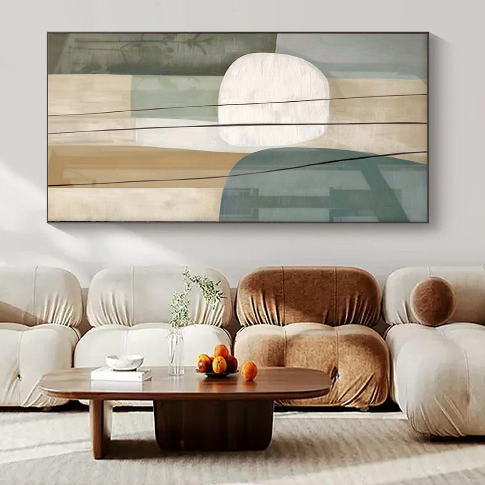 “Soft Shape and Line” – Minimalist Abstract Art CT1053