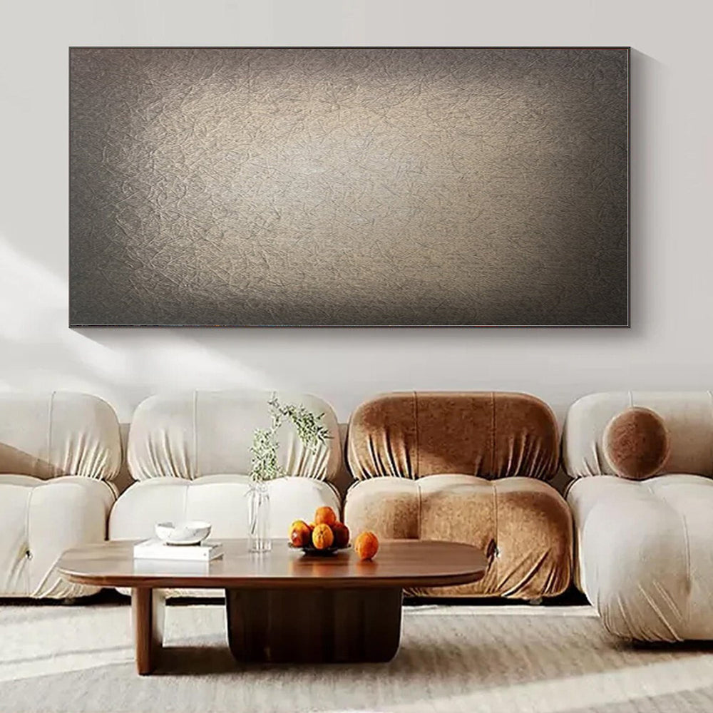 Beige Subtle Texture - Minimalist Textured Acrylic Painting CT1366