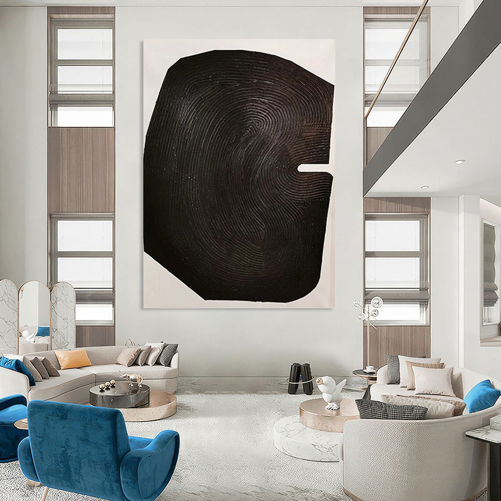 “Color - Blocked Abstract Figure” - Colorful Abstract Figurative Painting DKH1052