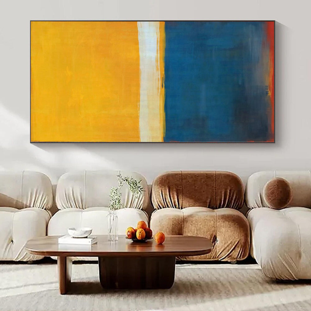 “Blue - Yellow - Red Color Blocks” – Color Field Painting CT1186