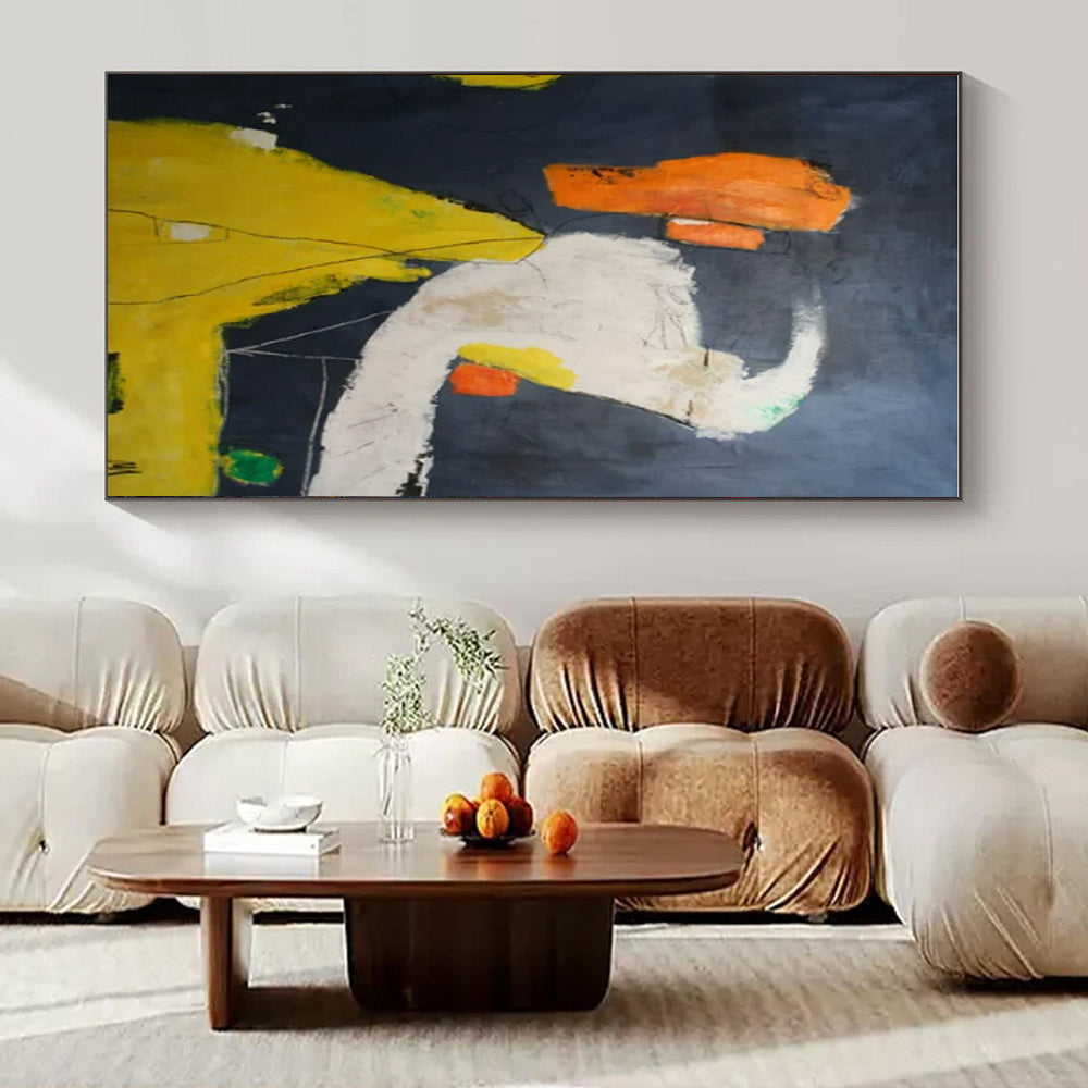Dark - Background Color - Block Abstraction - Minimalist Abstract - Style Acrylic Painting CT1412