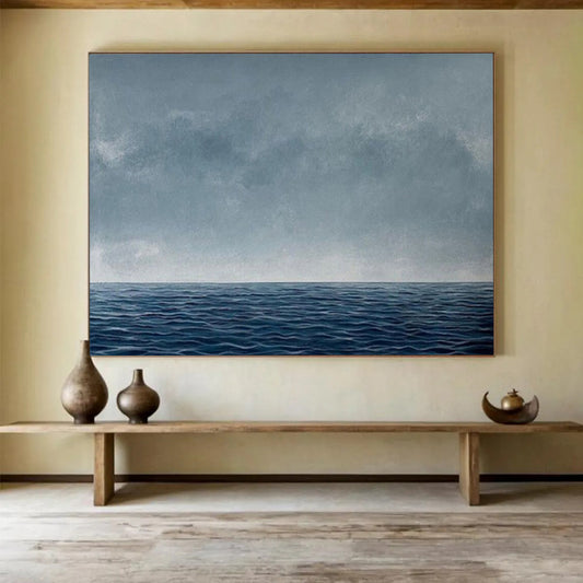 Calm seascape with a smooth horizon and a gradient sky CT1668