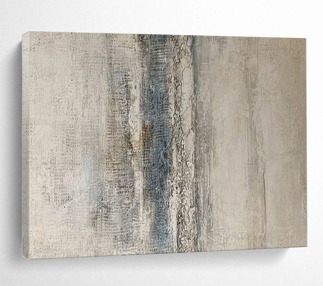 “Minimalist Textured Gray” - Grays, soft blues; subtle, textured minimalist abstraction CT1624