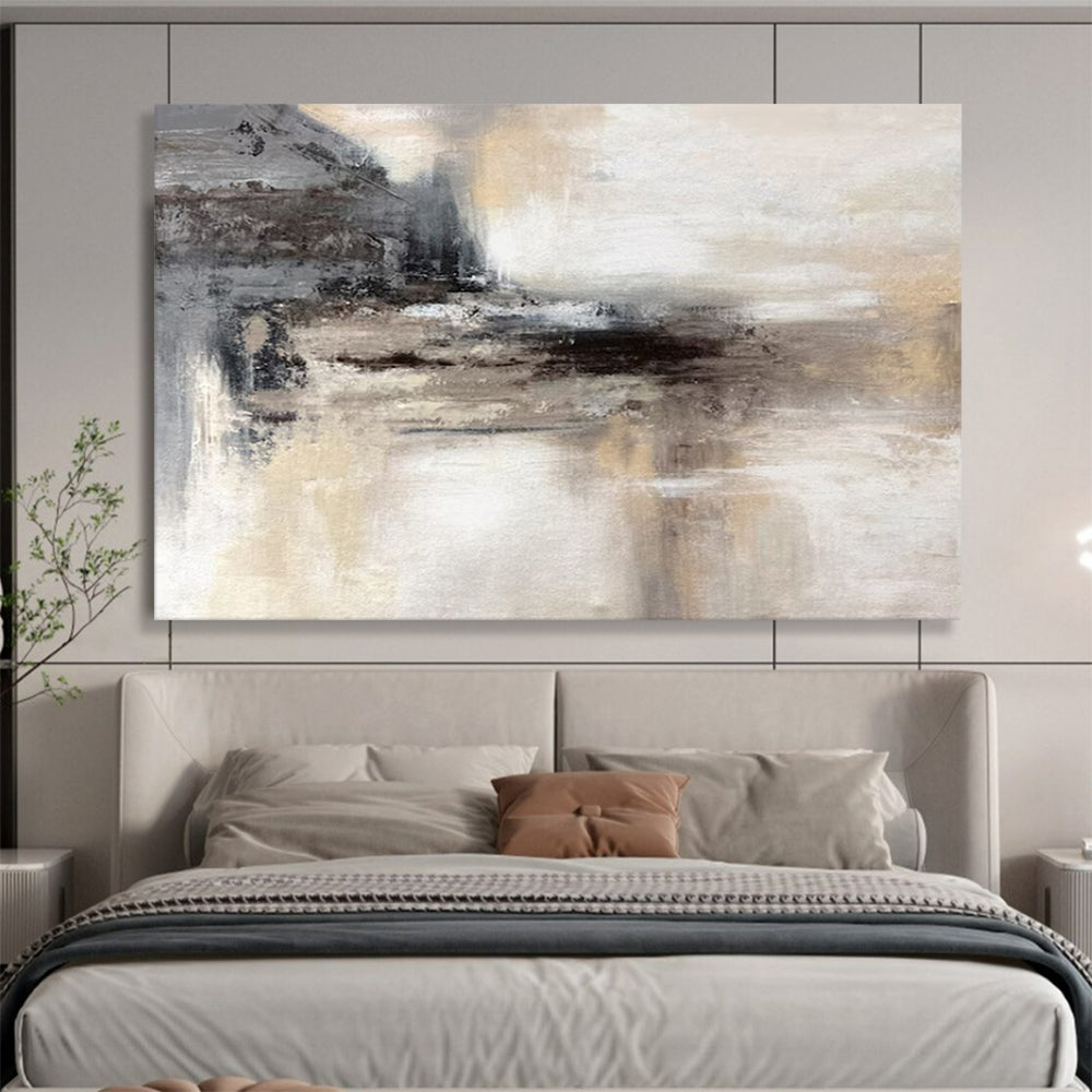 “Geometric Harmony” - Hues of white, gold, black, pink, and blue; geometric shapes combined with softly balanced colors CT1533