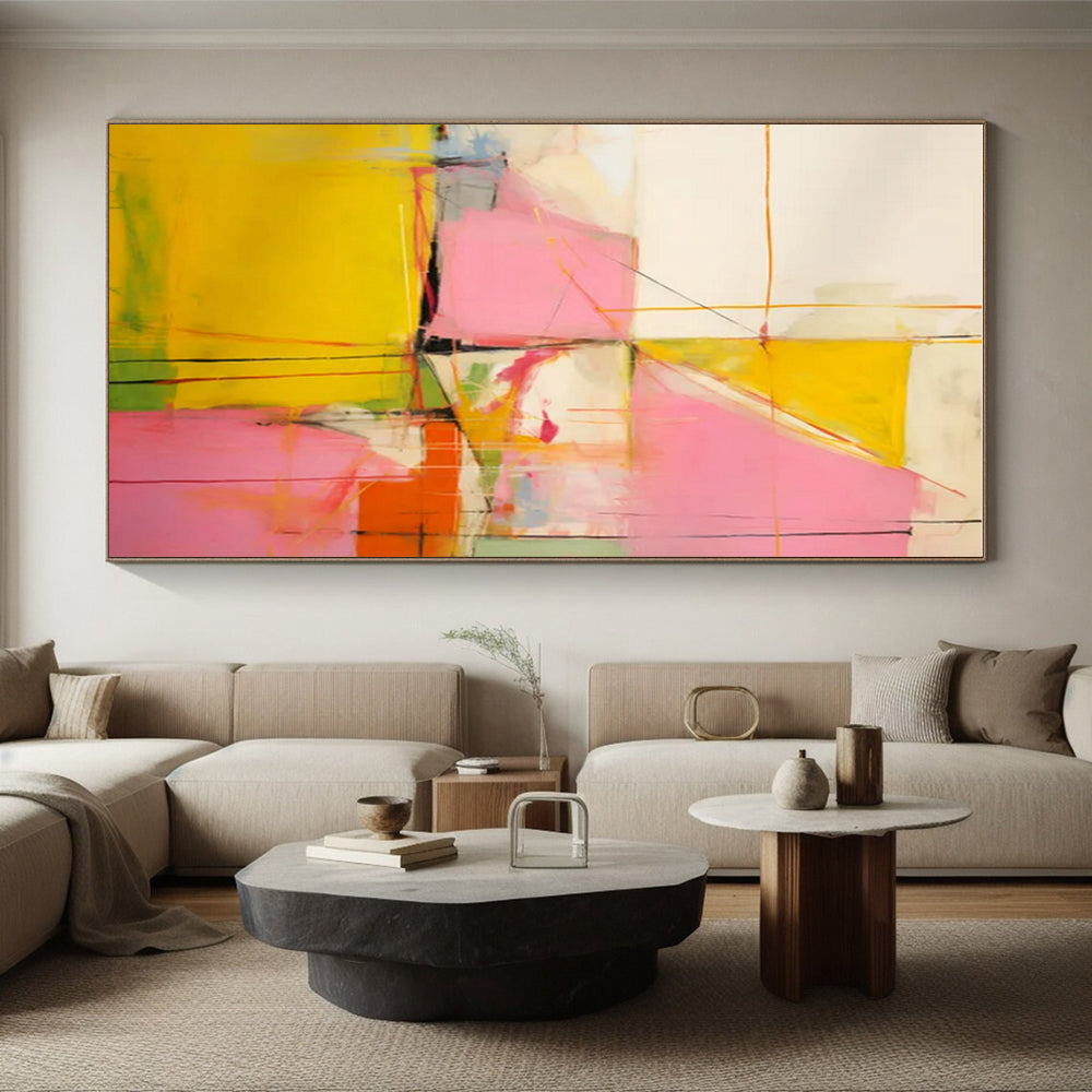“Vibrant Color - Block Energy” ,Abstract Expressionist Art CT0873