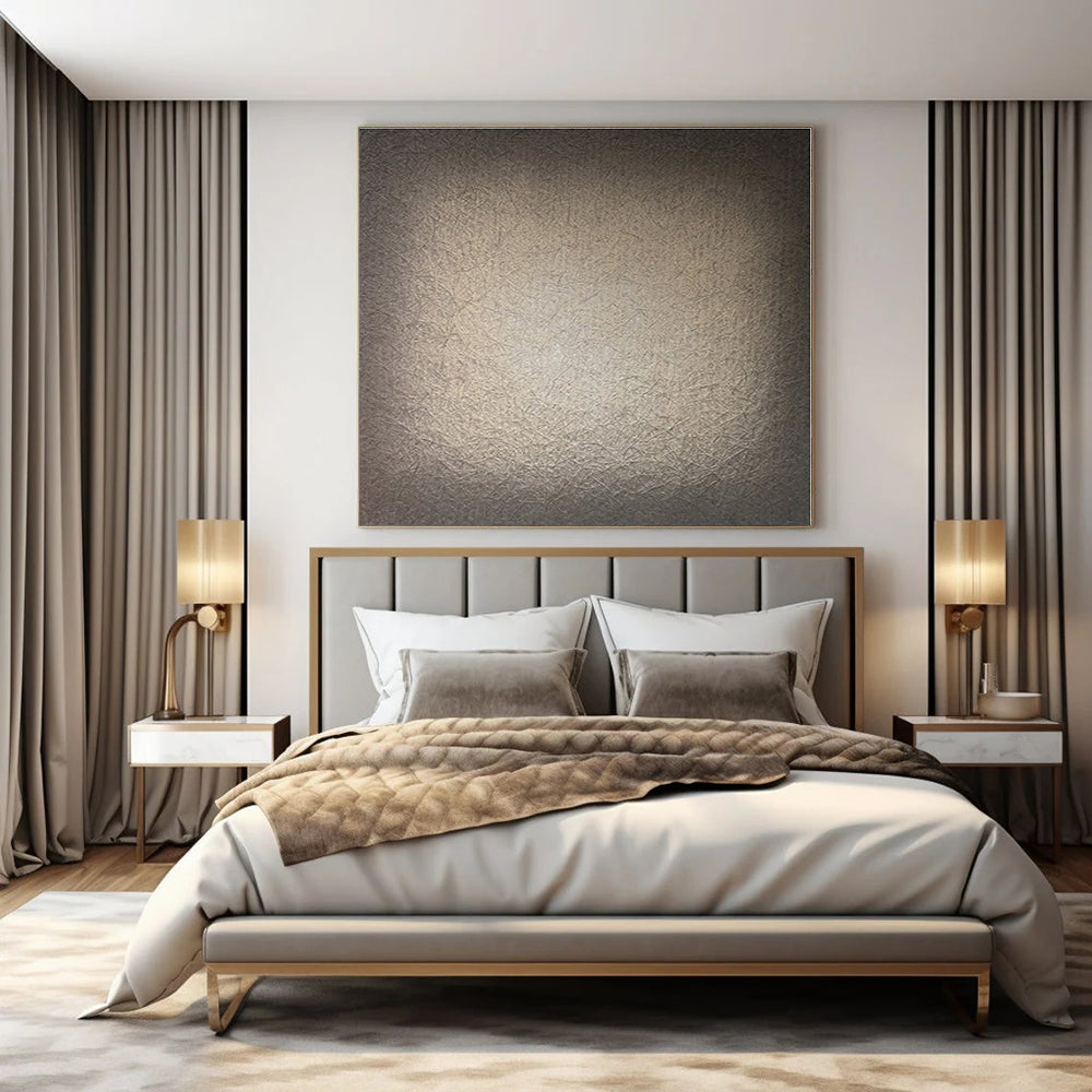 Beige Subtle Texture - Minimalist Textured Acrylic Painting CT1366