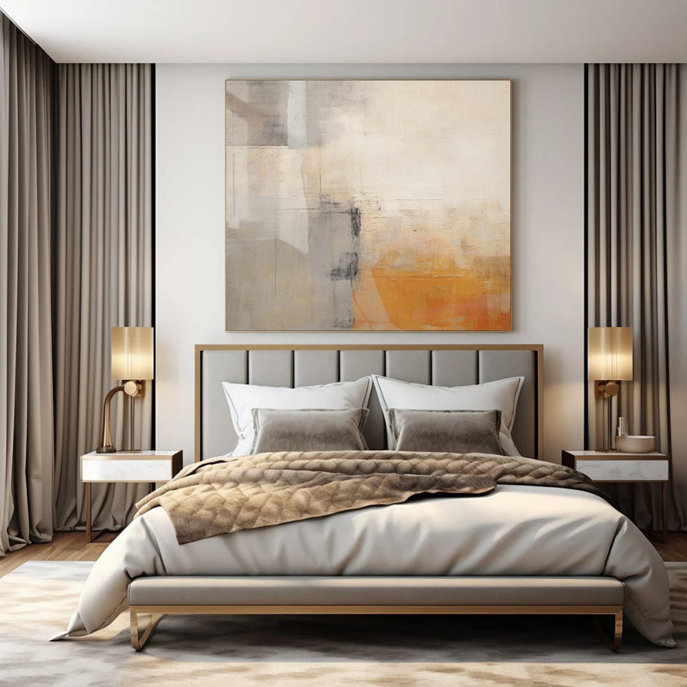 “Neutral Tones with Subtle Shifts” – Abstract Minimalist Painting CT1060