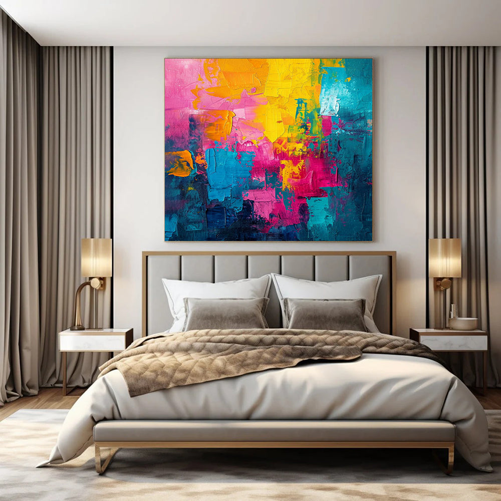 “Color - Explosion Carnival” – Abstract Expressionist Painting CT1024