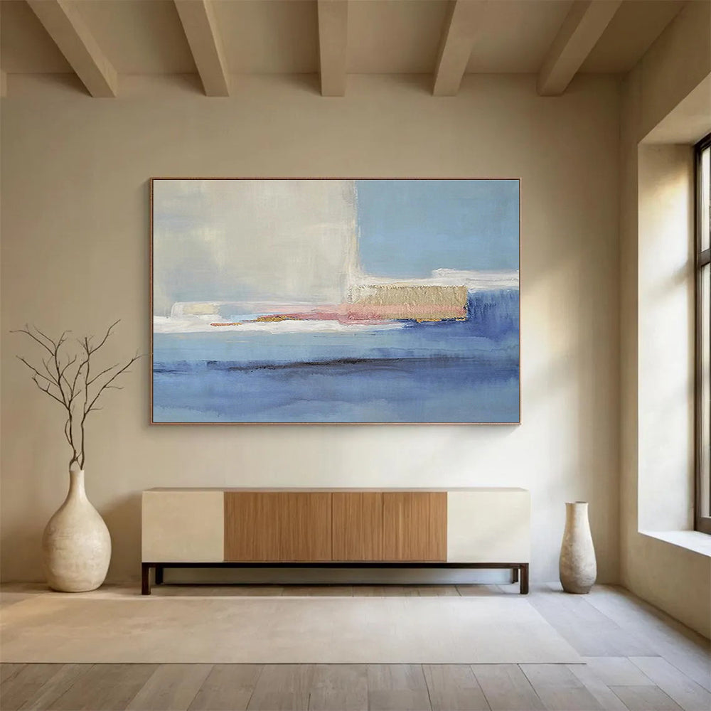 “Minimalist Color Field” Abstract Minimalist Painting On Canvas DKH407