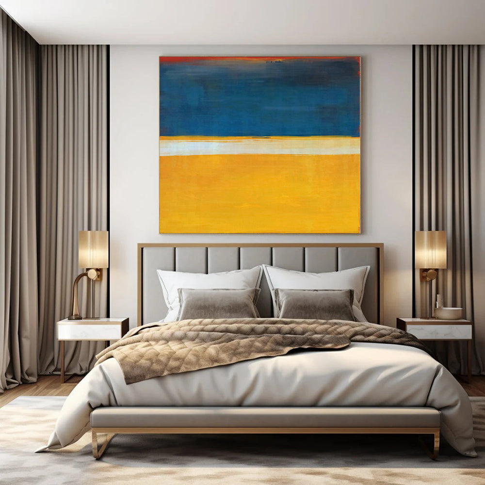“Blue - Yellow - Red Color Blocks” – Color Field Painting CT1186