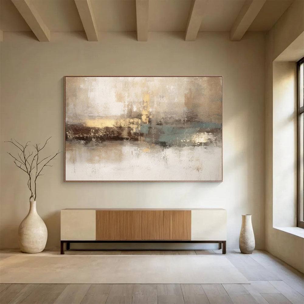 “Earthy Tones Abstract” Abstract Painting On Canvas DLZ070