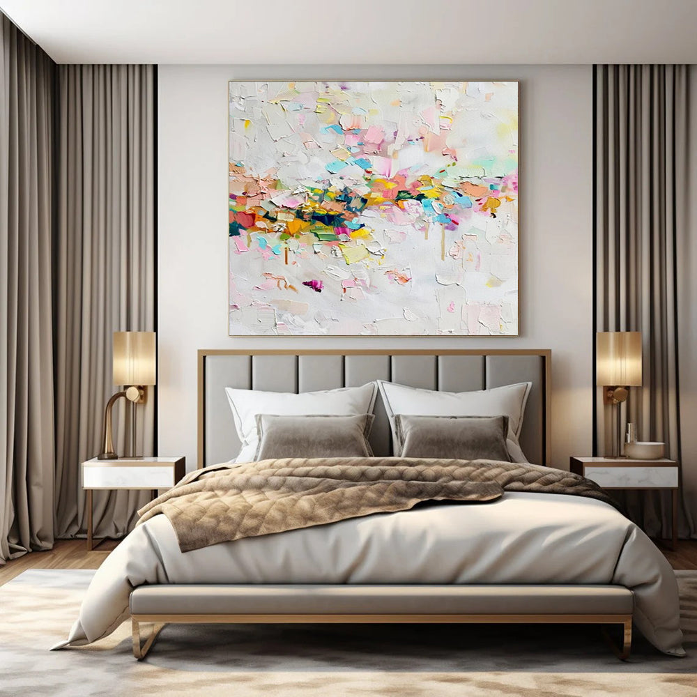 “Gray, White Minimalist Horizon” – Minimalist Abstract Art CT1023
