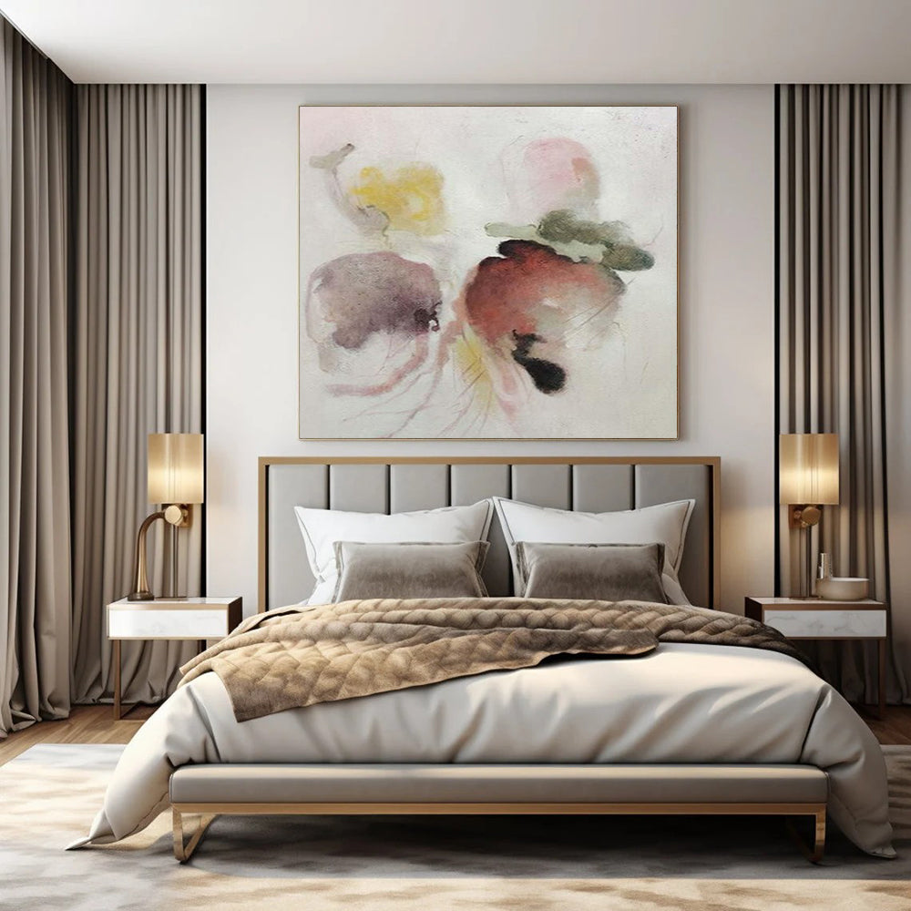 “Soft - Hued Root Vegetables” – Watercolor - Style Still Life Painting CT1066