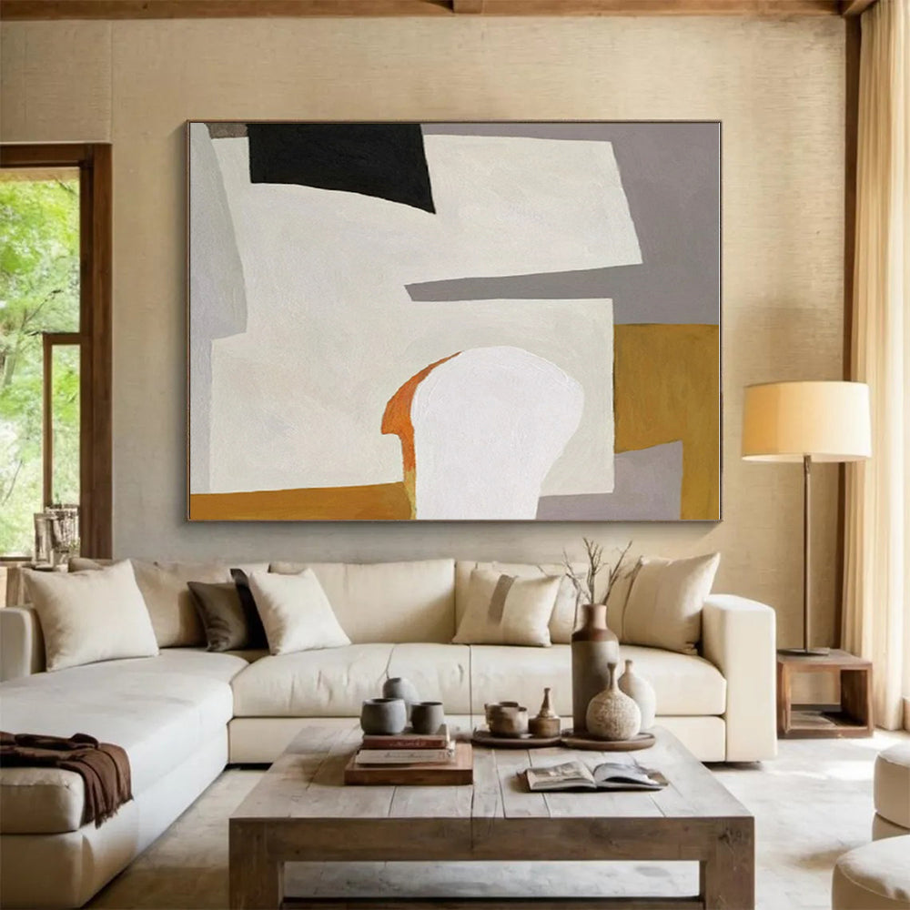“Morandi Color Block Collage”,Minimalist Abstract Style CT0655
